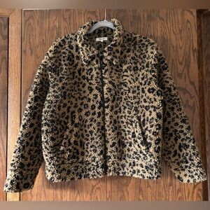 Madewell Sherpa Bomber- Cheetah